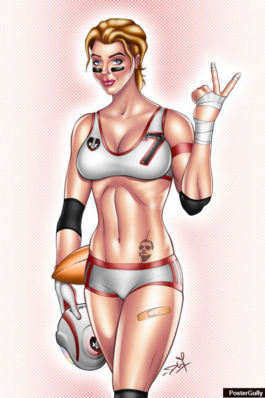 Wall Art, Sports Girl Artwork