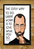 Wall Art, Steve Jobs Quote Artwork