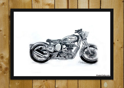 Brand New Designs, Royal Enfield Sketch Artwork