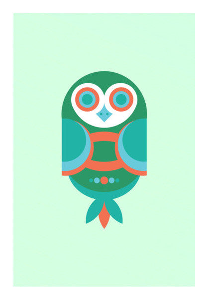 Owl Cartoon  Art PosterGully Specials