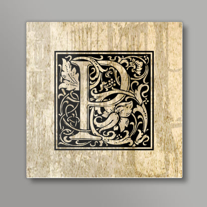 Ornate P Square Art Prints