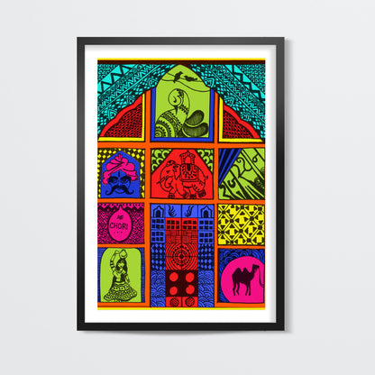 Vibrant Rajasthan Wall Art