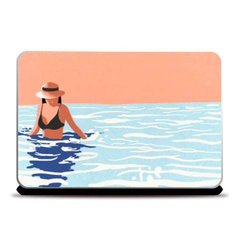 Smell the sea, feel the breeze, hear the ocean, be at ease. Laptop Skins