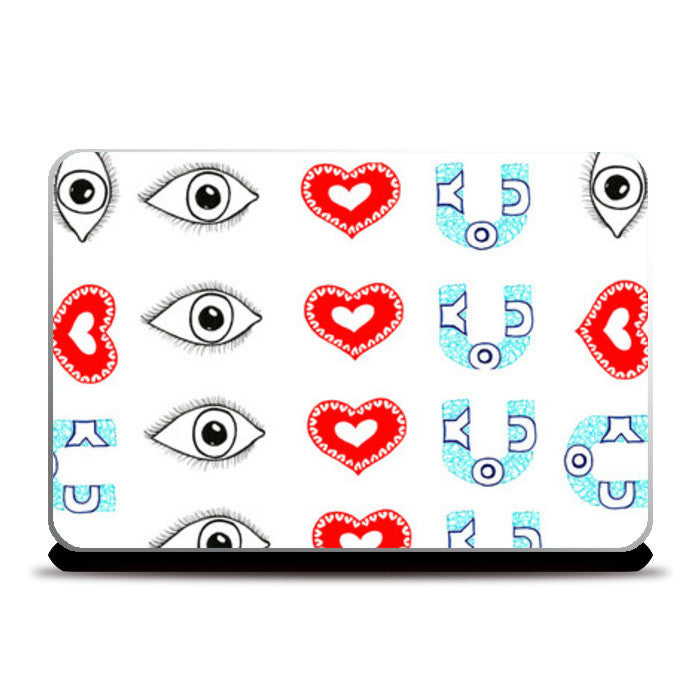 Eye love you Laptop Skins