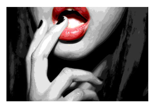 Luscious Lips Art PosterGully Specials