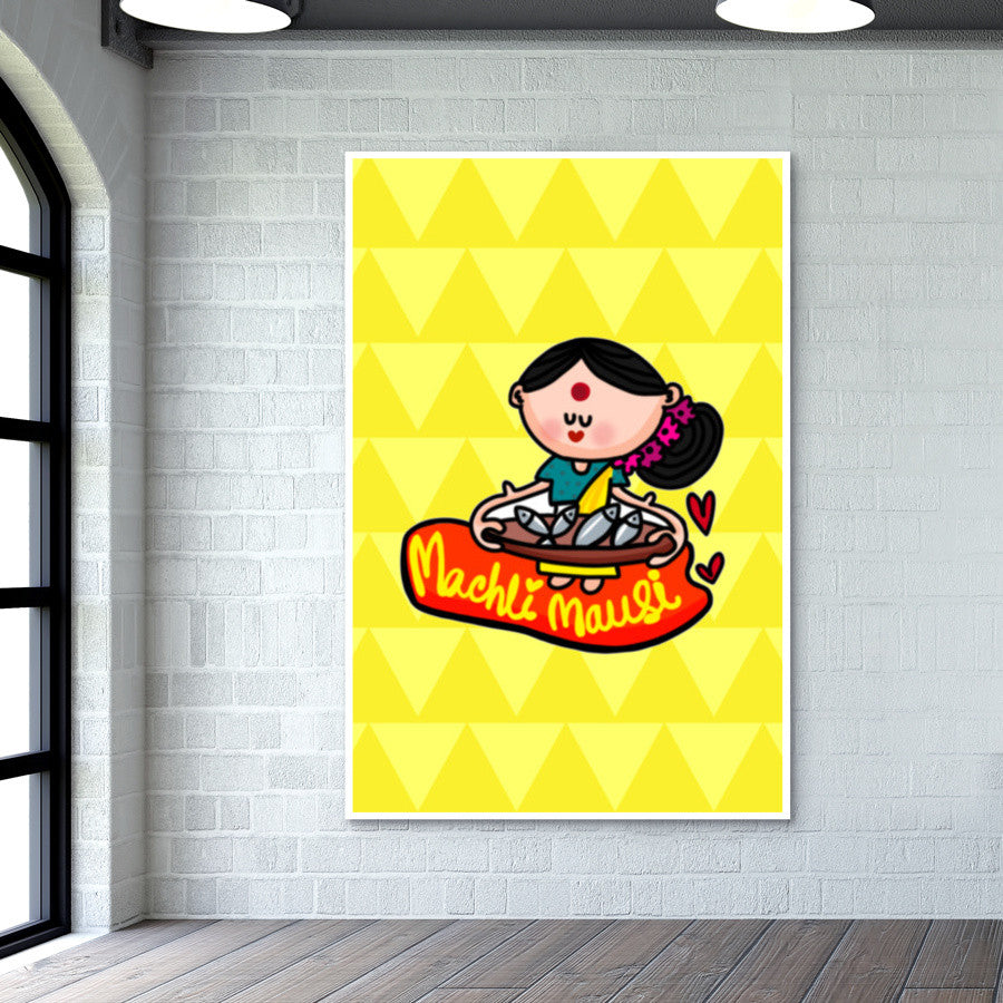 Maachli Mausi Wall Art