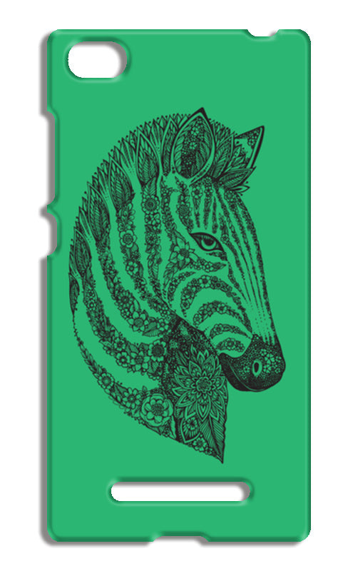 Floral Zebra Head Xiaomi Mi 4i Cases