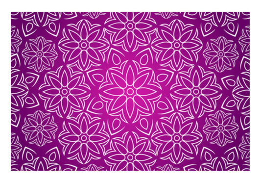 Abstract Flowers Art PosterGully Specials