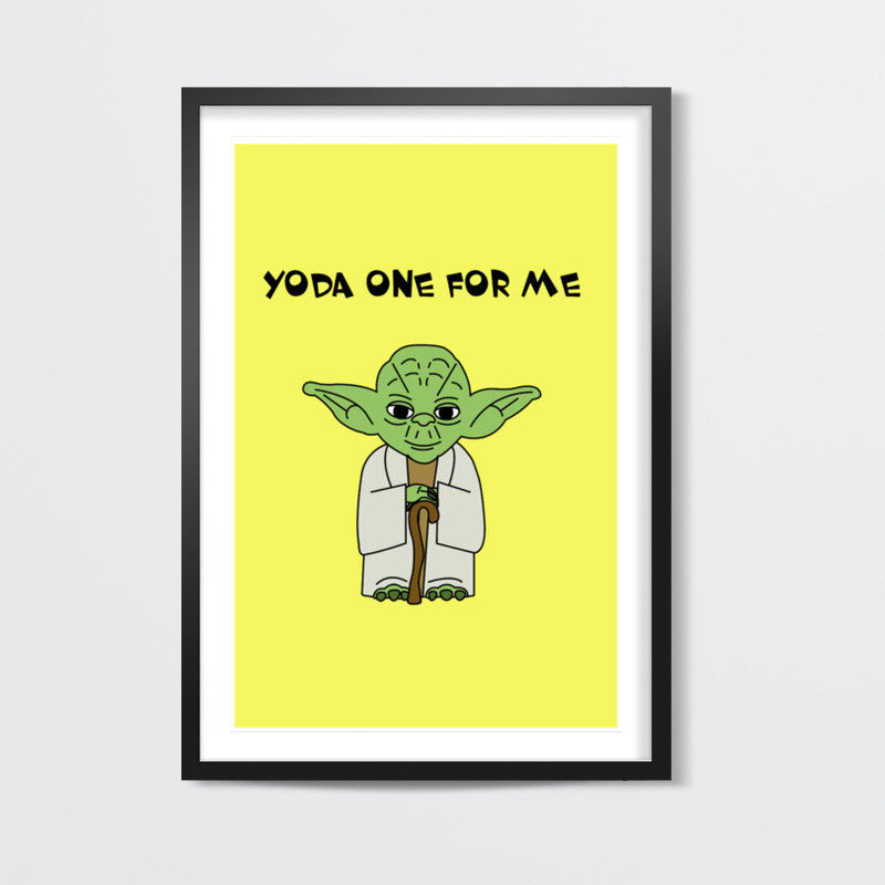 Yoda One for Me Wall Art