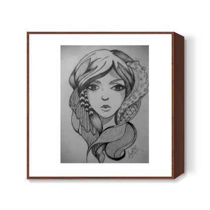 Pencil Sketches Square Art Prints