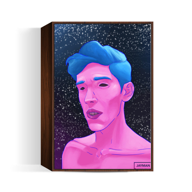 Boy// space, galaxy, stars, universe Wall Art