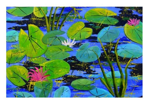 PosterGully Specials, water lilies 88 Wall Art