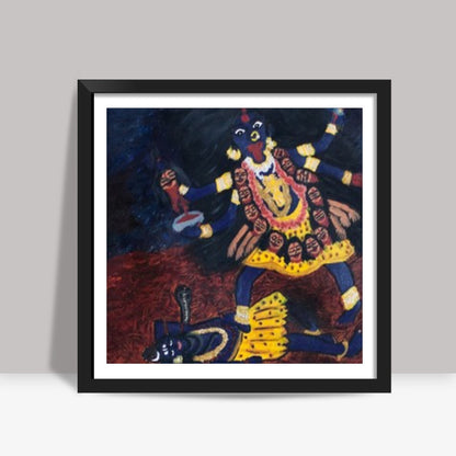 Goddess Kali | Oil Painting Square Art Prints