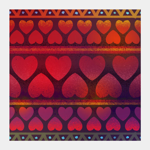 Square Art Prints, Little Big Hearts Square Art Prints