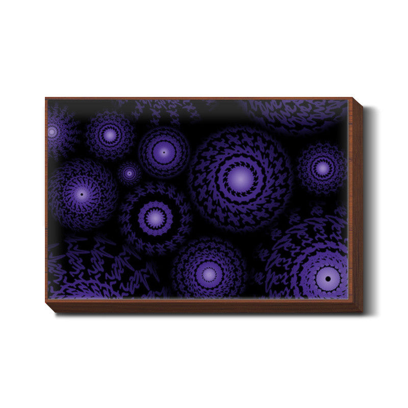 Purple Spirograph Wall Art