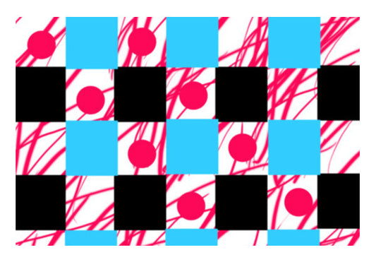 Colour Checks Art PosterGully Specials