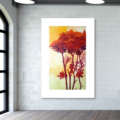 Gulmohar tree by Alpana Lele Wall Art