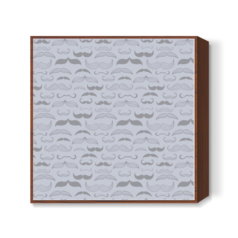 Mustache / Fathers / Best Dad Square Art Prints