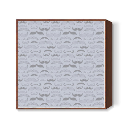 Mustache / Fathers / Best Dad Square Art Prints