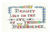 Beauty and Beer Wall Art