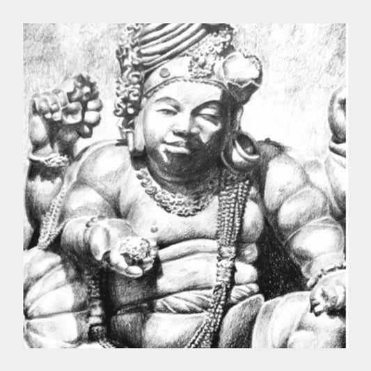 Square Art Prints, Shiva Vamana - National Museum Square Art Prints