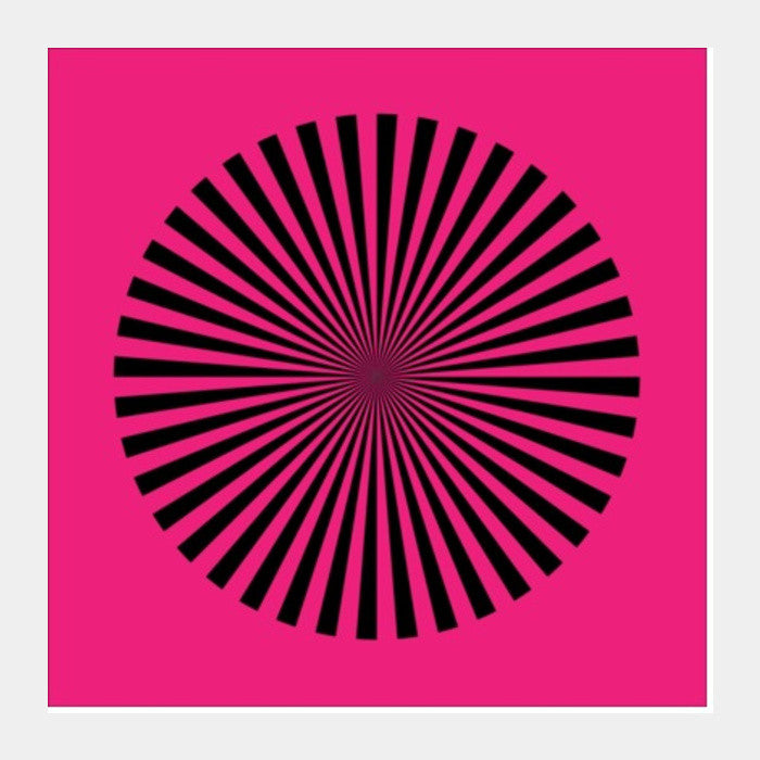 Square Art Prints, OPTICAL ILLUSION Square Art Prints