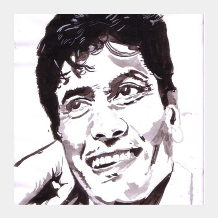 Bollywood actor Jeetendra acted well in several family dramas Square Art Prints