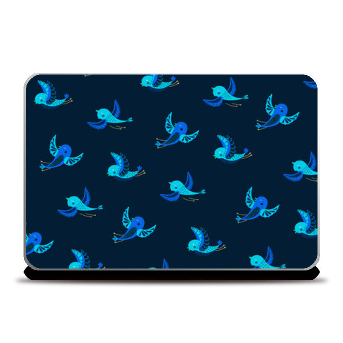 Yellow and Orange Birds Laptop Skins