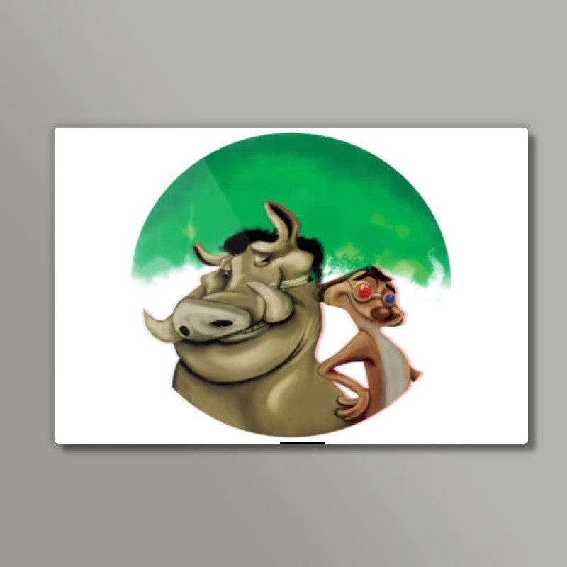 Timon and Pumba Wall Art