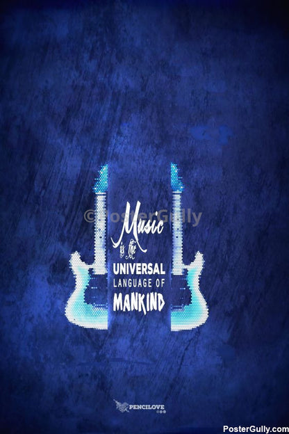 Brand New Designs, Guitar Music Dark Blue Artwork