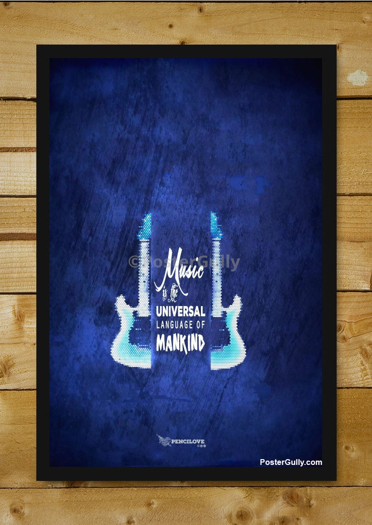 Brand New Designs, Guitar Music Dark Blue Artwork