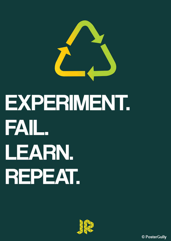 Brand New Designs, Experiment Fail Learn Repeat Artwork