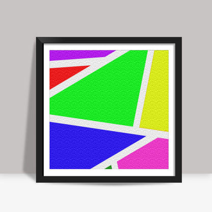 Mosiac art - Colorful Pattern Square Art Prints