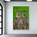 We are ready green Wall Art