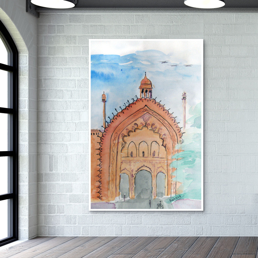 Lucknow Rumi Gate Wall Art Buy HighQuality Posters and Framed Posters Online All in One