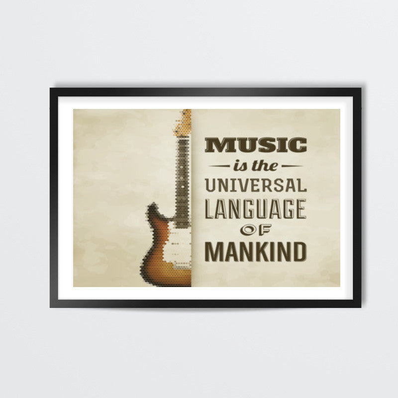 Music Message Wall Art