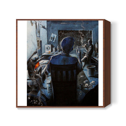 Hostel Saturdays - Painting Square Art Prints