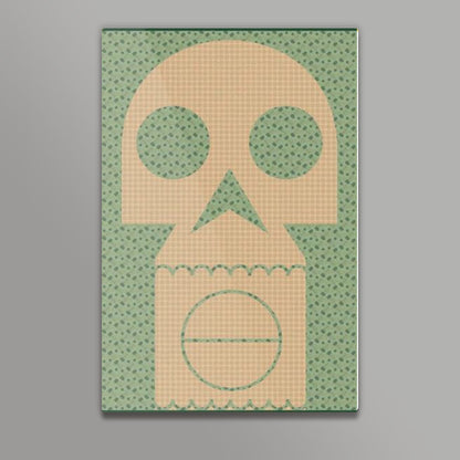 Pop Art Pill Skull Wall Art