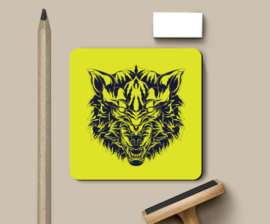 Wolf Head Coasters