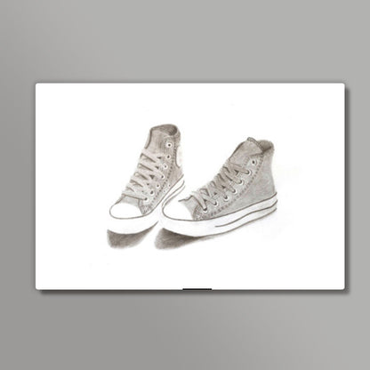 Converse Shoes Sketch  Wall Art