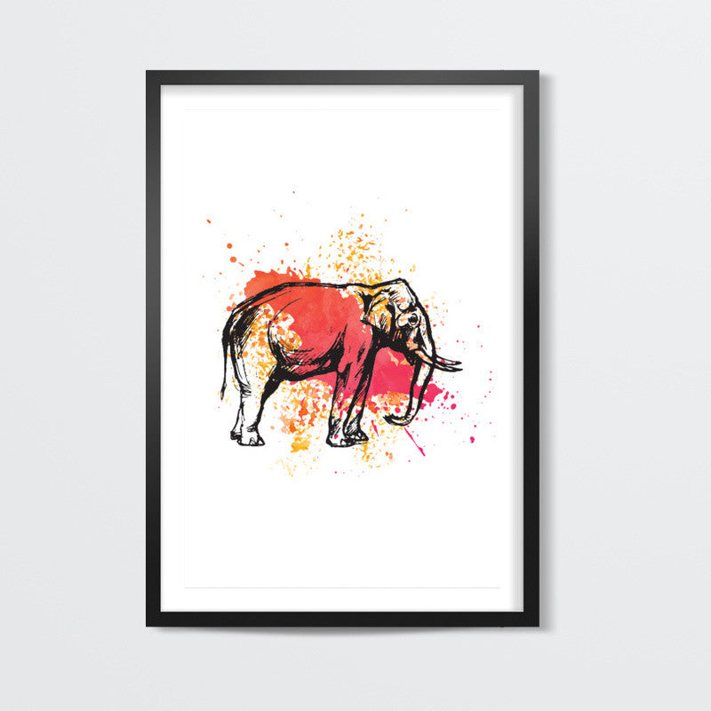 Painted Pachyderm | Lotta Farber wall Art