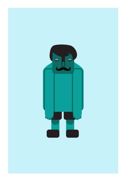 PosterGully Specials, Cartoon Guy Wall Art