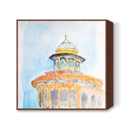 Taj Mahal Gate Square Art Prints