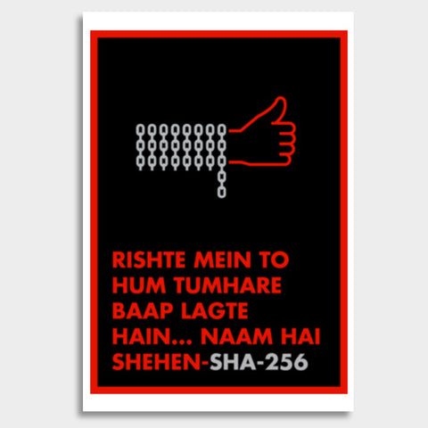 Naam hai Shehen-SHA 256 Giant Poster