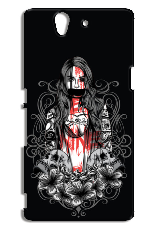 Girl With Tattoo Sony Xperia Z Cases