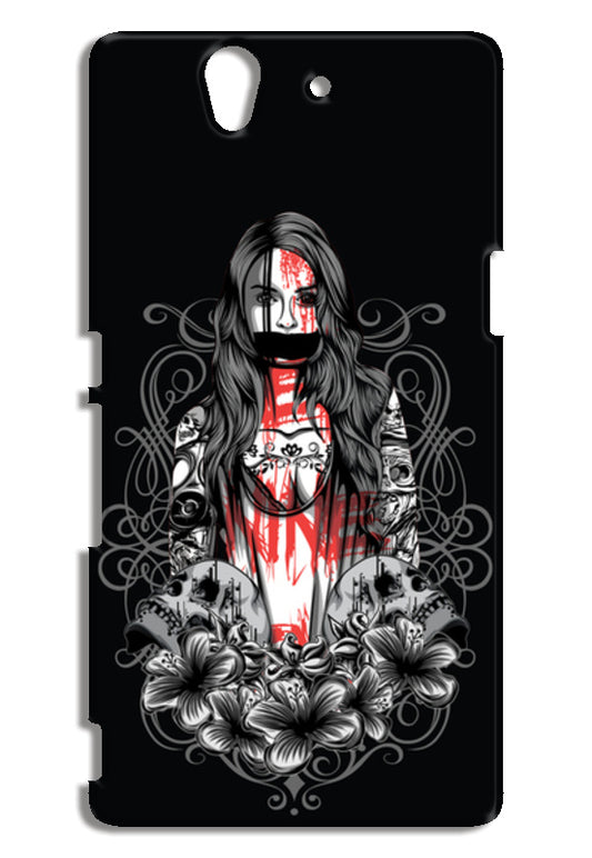 Girl With Tattoo Sony Xperia Z Cases