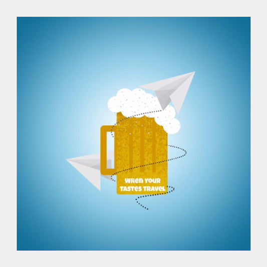 Square Art Prints, BEER #travel  Square Art