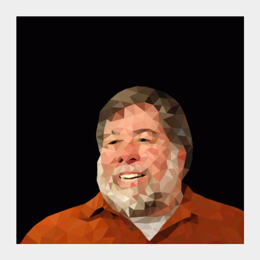 Square Art Prints, Steve Wozniak Square Art | Gagandeep Singh, - PosterGully