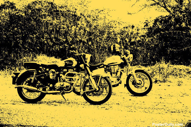Wall Art, Enfield Bike Artwork