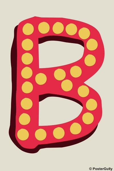 Wall Art, B-Alphabets, - PosterGully